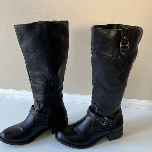 Rampage Shoes - Rampage black faux leather boots - 7M